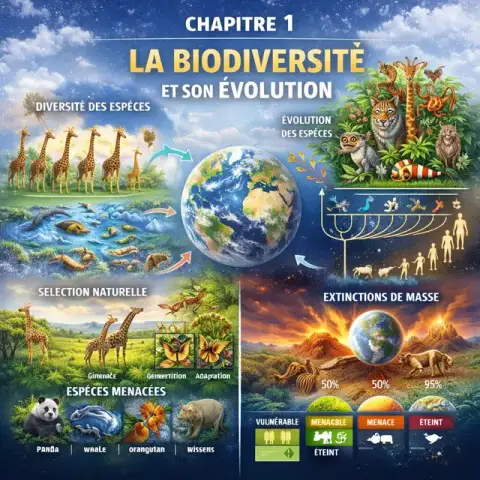 La biodiversité et son évolution
