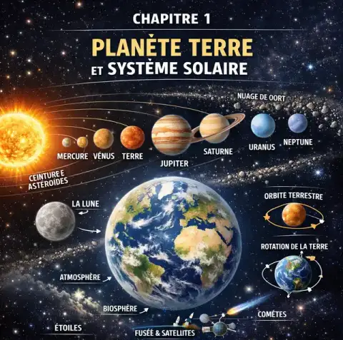 La planète Terre et le système solaire